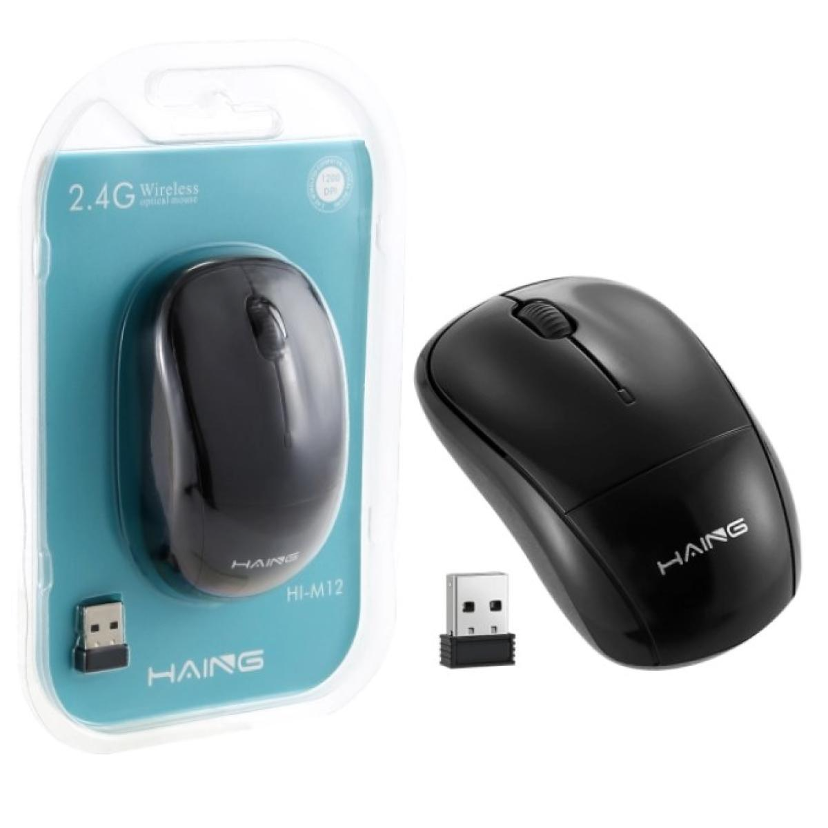 HAING HI-M12 2.4G Wireless Mouse With Batteries HAING HI-M12 2.4G Wireless Mouse With Batteries
